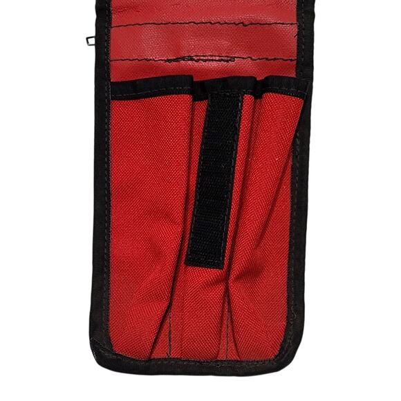 The Bag Lady New Travel Portable Red Cigar Case Humidor Holder 3 Tubes Cutter - Picture 4 of 6